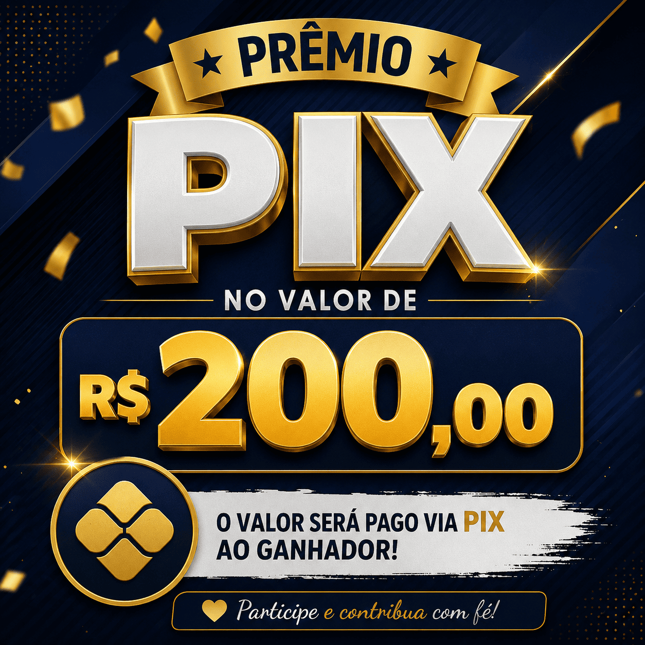 PIX de R$200,00
